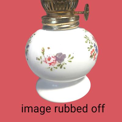 Vintage Miniature Oil Lamp