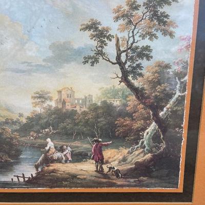 Lot 158 - Pair of European Country Scene Wall Art