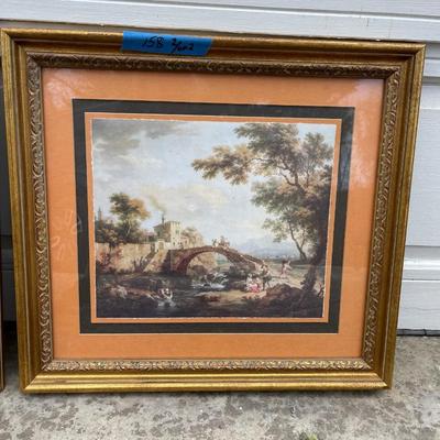 Lot 158 - Pair of European Country Scene Wall Art