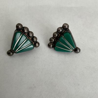 Vintage Sterling silver Earrings with stones