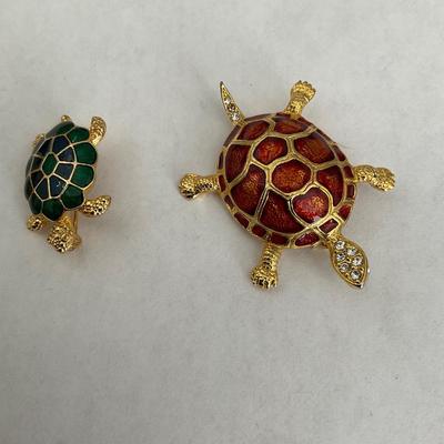Three Turtle Pins
