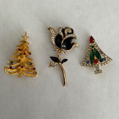 Tree and Flower Pins