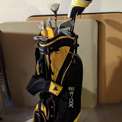 Very Nice Set of Cougar Golf Clubs and Bag