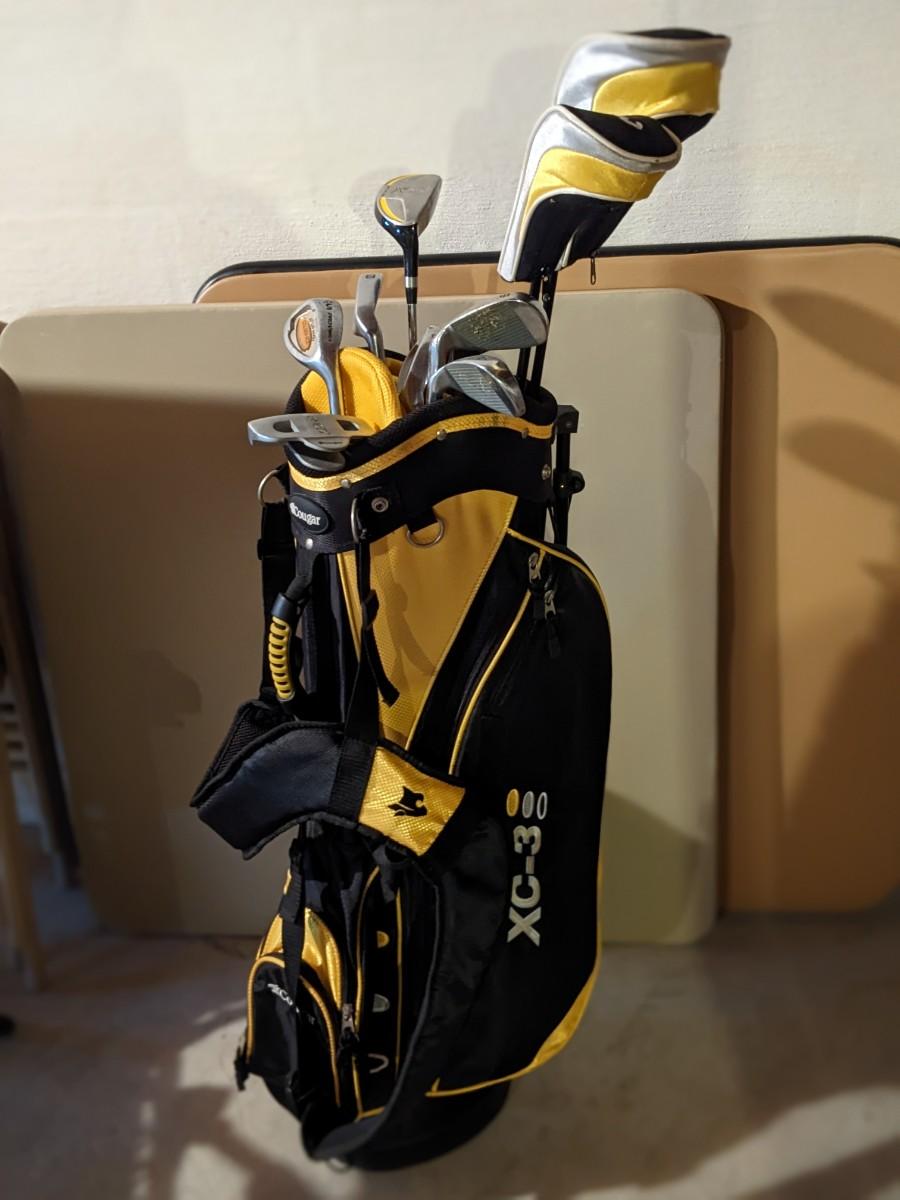Very Nice Set of Cougar Golf Clubs and Bag
