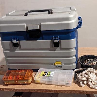 Very Full Fishing Tackle Box, All Included!