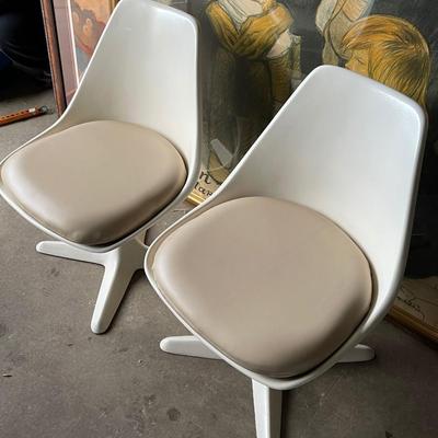 Pair of MCM Tulip Chairs