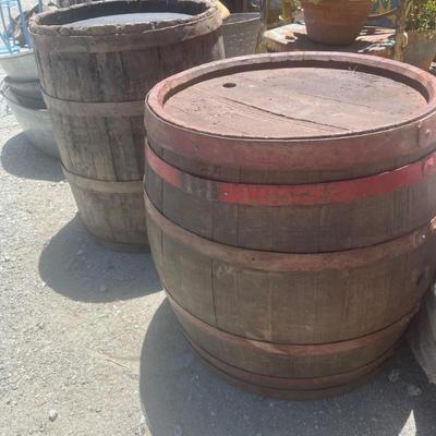 Vintage Wine Barrels