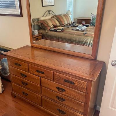 Dresser with Mirror - Lot 10
