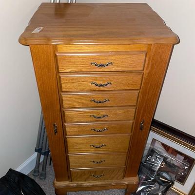Oak Jewelry Box - Lot 54