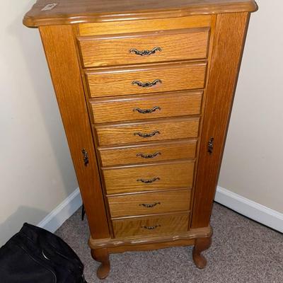 Oak Jewelry Box - Lot 54