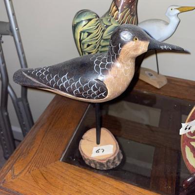 Wooden Bird on a Stand - Lot 67