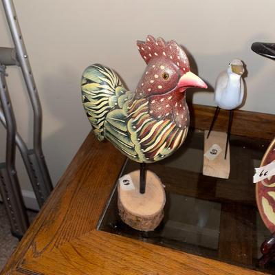 Painted Chicken on a Stand - Lot 69