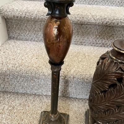 Three Lamps no shades - Lot 79