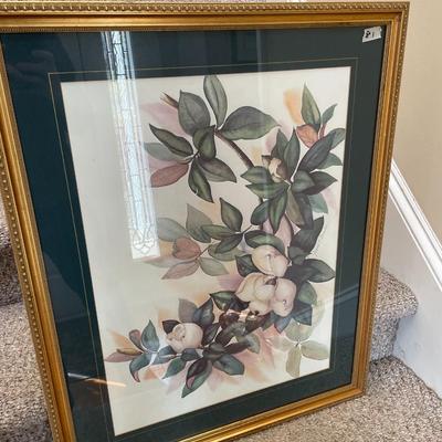 Framed Magnolia Print - Lot 81