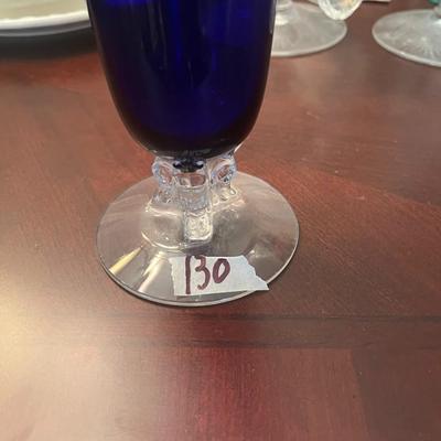 Cobalt Blue Vase - Lot 130