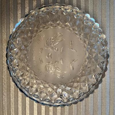 Glass Platter - Lot 140