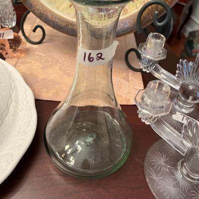 Green Glass Vase - Lot 162