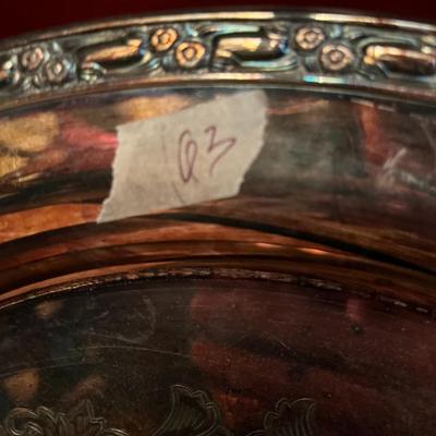 Silver Plate Round Platter - Lot 163
