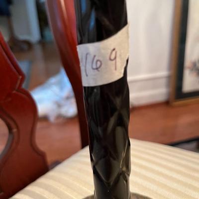 Candlestick and Brass Welcome Sign - Lot 169