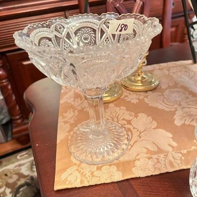 Marked Imperial Glass Compote - Lot 180