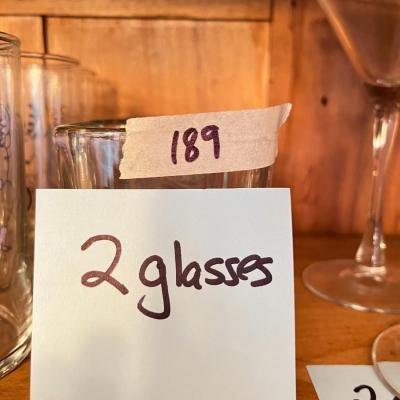 2 Biltmore Glasses - Lot 189