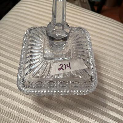 Covered Glass Candy Dish with Lid - Lot 214