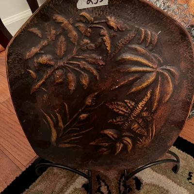 Palm Tree Plaque with Stand - Lot 233