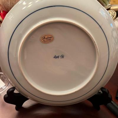 Andrea by Sadek Plate and Stand - Lot 236