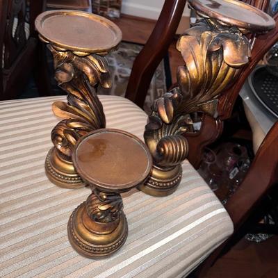 Set of 3 Candlesticks - Lot 244