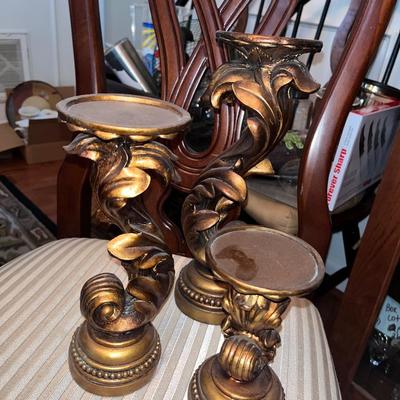 Set of 3 Candlesticks - Lot 244