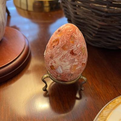 Decorative Egg with Stand - Lot 260