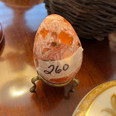 Decorative Egg with Stand - Lot 260