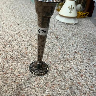 Silver Plate Vase - Lot 270
