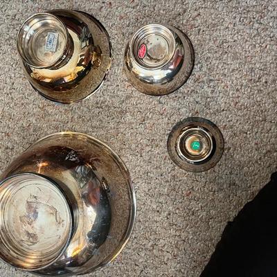 Set of 4 Silver Plate Bowls - Lot 272
