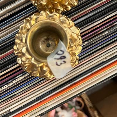 Pair of Pine Cone Candlesticks - Lot 293