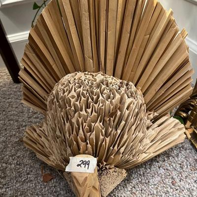 Wooden Straw Turkey - Lot 299