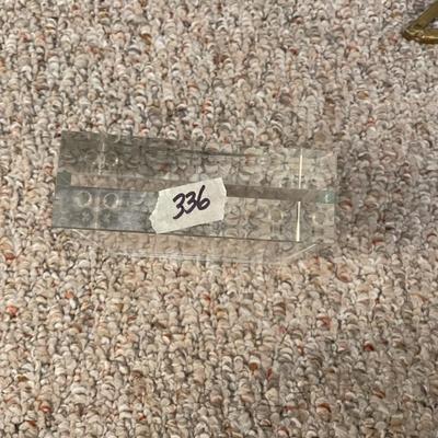 Thick Glass Frame - Lot 336