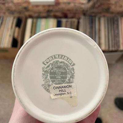 Portmeirion Decor with Wooden Lid - Lot 337