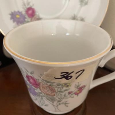 Cup and Saucer - Lot 367