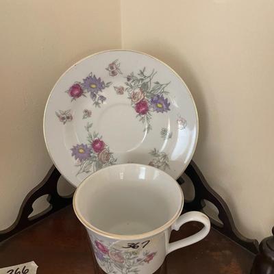 Cup and Saucer - Lot 367