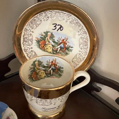 Matching Cup and Saucer - Lot 370