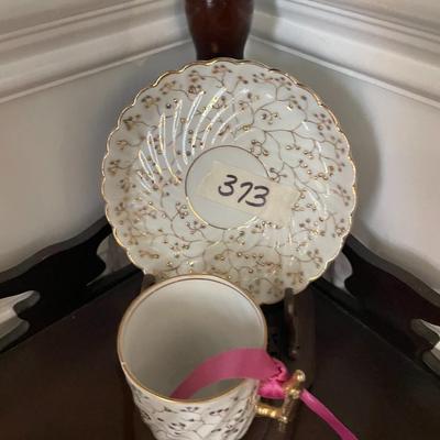 Matching Cup and Saucer - Lot 373