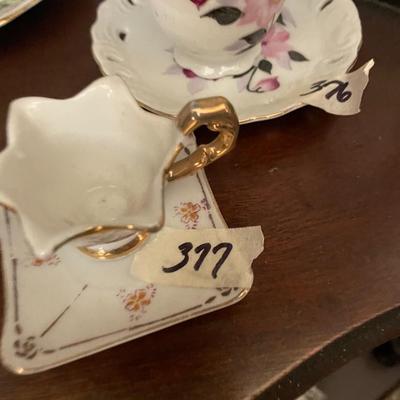 Matching Cup and Saucer - Lot 377