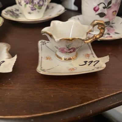 Matching Cup and Saucer - Lot 377