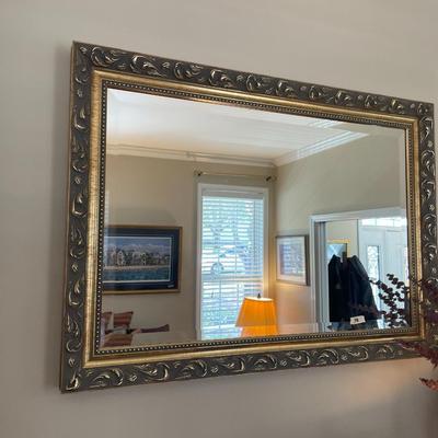Large Rectangular Beveled Mirror - Lot 396