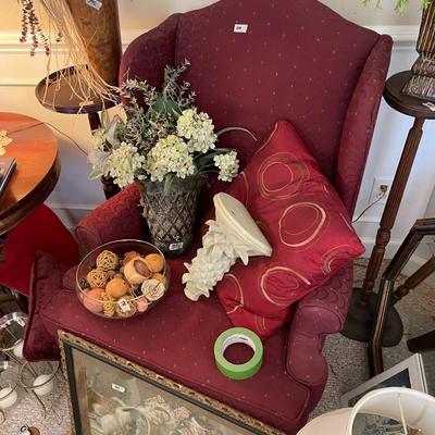 Wing Back Chair - Lot 400
