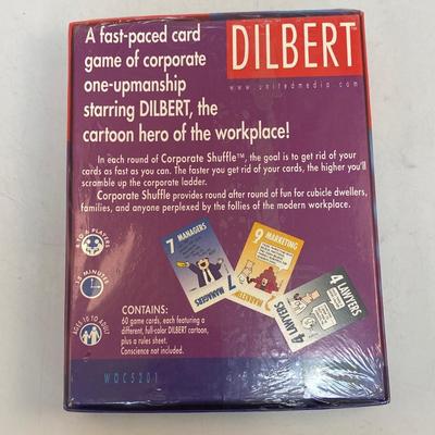 Unopened Dilbert Corporate Shuffle Card Game