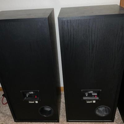 Two Cerwin-Vega E.312 Speakers. USA SPEAKERS