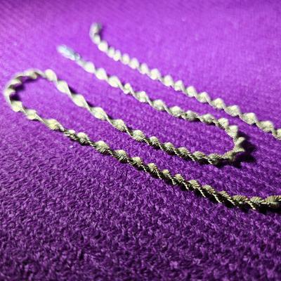 Sterling Silver Twist Woven Necklace