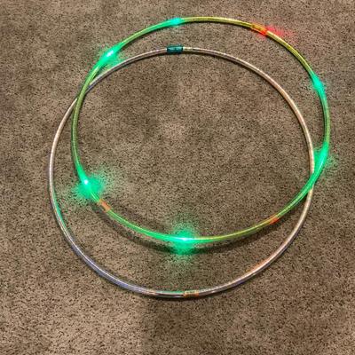 Two Light up Hula Hoops